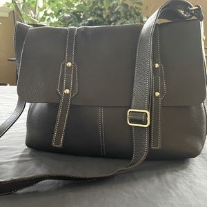 J. McLaughlin Crossbody Leather Tote. Like new.